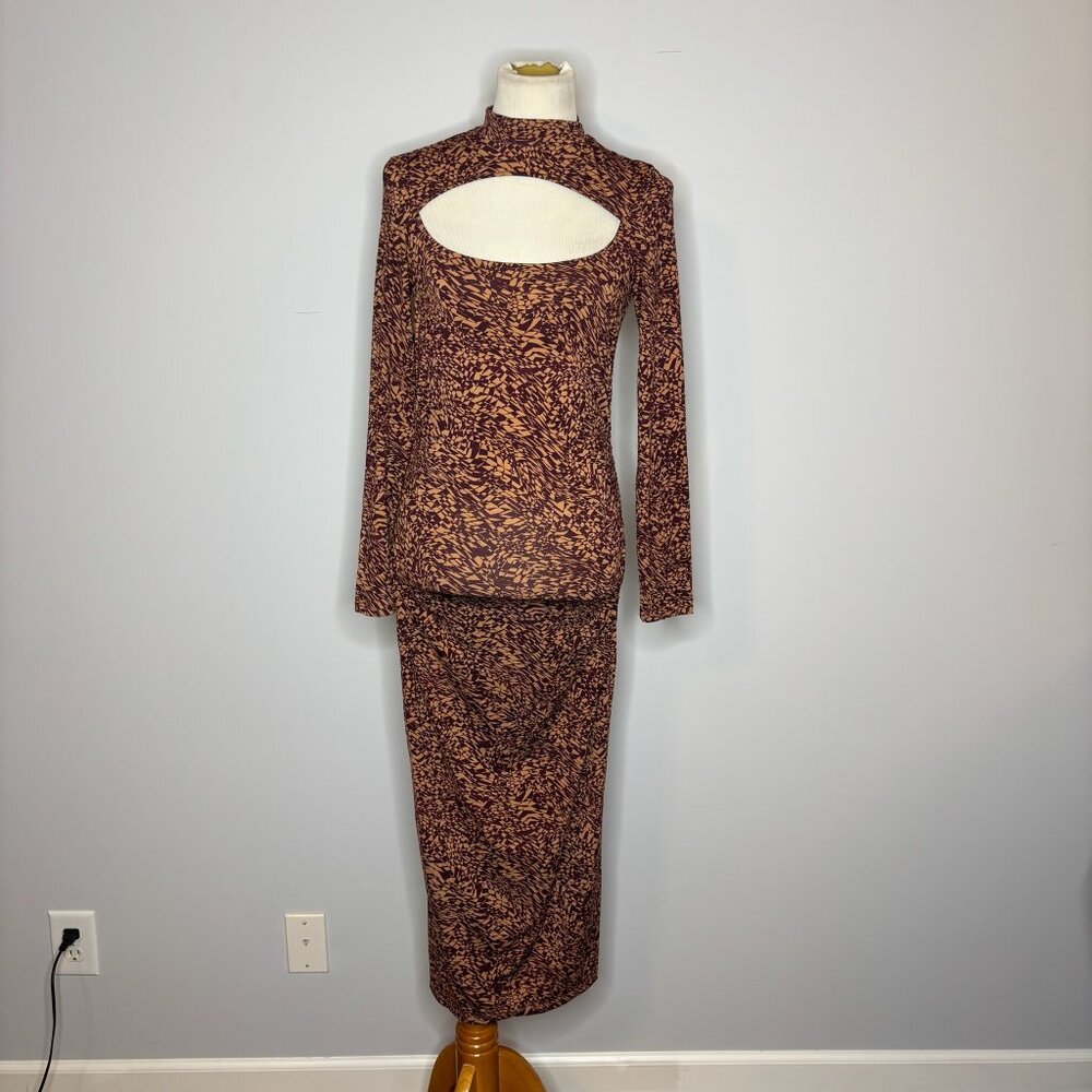 ASTR The Label - Brown Leighton Midi Dress